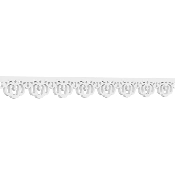 Ekena Millwork Monroe Architectural Grade PVC Running Trim, 4"H x 5/8"P x 48"L RUNP04X0625X48MNR - main